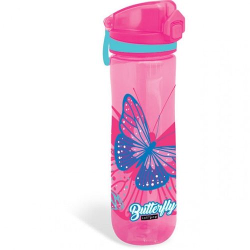 KULACS LIZZY PRÉMIUM 600ML BUTERFLY PINK