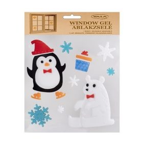 ABLAKZSELÉ KARÁCSONYI JEGESMACI-PINGVIN 312824