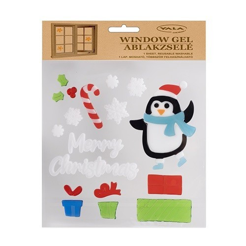 ABLAKZSELÉ KARÁCSONYI PINGVIN 312806