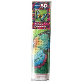 Kreatív gyémántszemes kirakó centrum 30x30cm pillangó