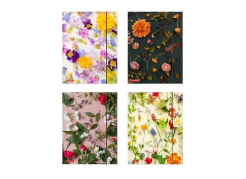 GUMISMAPPA HERLITZ A/4 FLOWERS