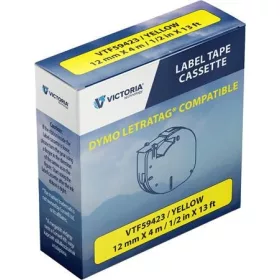 DYMO SZALAG 12 MMX4M LETRATAG VICTORIA SÁRGA