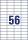 ETIKETT CIMKE 56/A4 52.5X21.2 VICTORIA