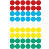 ETIKETT AVERY, O12mm, jelölésre, 5 klf. szín 54 címke/ív, 5 ív/doboz,