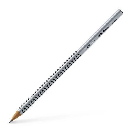 GRAFITCERUZA FABER-CASTELL GRIP 2001 SZÜRKE 2H