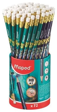 MAPED GRAFITCERUZA RADÍRRAL  HB  HÁROMSZÖGŰ  "DRAGON SÁRKÁNY" 72DB