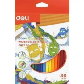 SZÍNES CERUZA DELI C00730 AKVARELL 36-OS