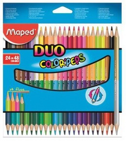 SZÍNES CERUZA MAPED 24/48 DUO 829602