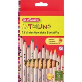 SZÍNES CERUZA HERLITZ 12-ES NATÚR VASTAG