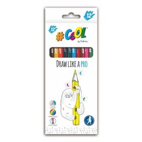   SZÍNESCERUZA COOL BY VICTORIA 12--ES TVC002 HÁROMSZÖGLETŰ