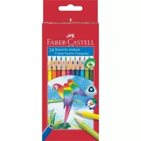 SZÍNES CERUZA FABER-CASTELL 24-ES HÁROMSZÖG 116544