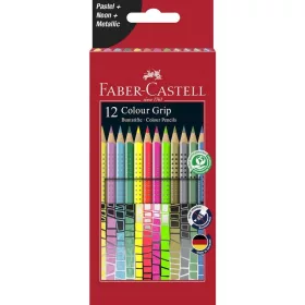 SZINES CERUZA FABER CASTEL GRIP 12-ES PASZTELL,NEON 201569