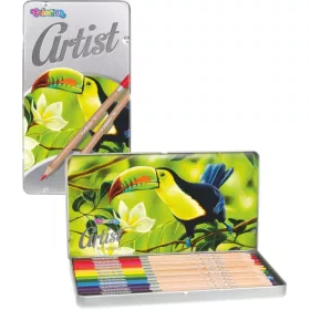   COLORINO ARTIST 12DB-OS SZINESCERUZA KÉSZLET 83256 FÉMDOBOZOS