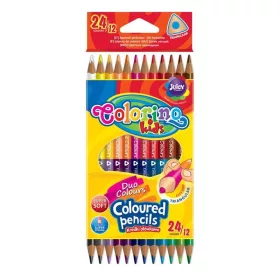 COLORINO KIDS SZÍNES CERUZA TRIO DUO 12=24 33046