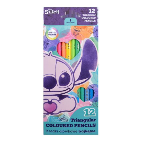 COLORINO SZÍNES CERUZA STITCH PASZTELL 12DB-OS