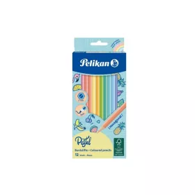 SZÍNES CERUZA PELIKÁN PASZTELL 12-ES 00701143