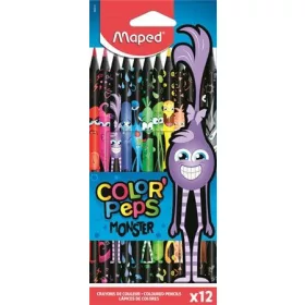 SZÍNES CERUZA MAPED 12-ES MONSTER 862612