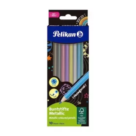 SZÍNES CERUZA PELIKÁN METALIC 10-ES 701235