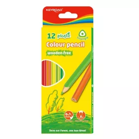 SZÍNES CERUZA KEYROAD 12-ES HÁROMSZÖG ALAKÚ KR972395