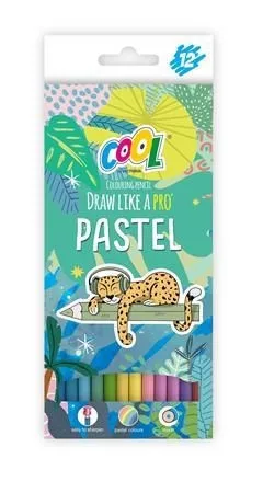 SZÍNESCERUZA COOL BY VICTORIA  12-ES PASZTEL
