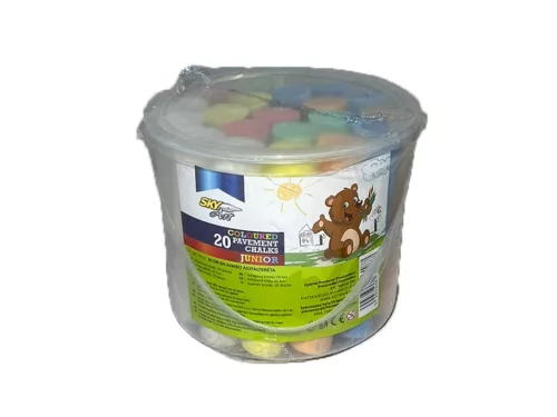 ASZFALTKRÉTA SKY ART KEREK VÖDRÖS 20DB/KLT