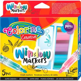 COLORINO LEVEGŐN SZÁRADÓ KRÉTA ÜVEGRE 5 SZÍN