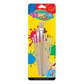 COLORINO KIDS ECSET KÉSZLET NATÚR 8 DARABOS 39000