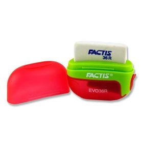 RADÍR ÉS HEGYEZŐ FACTIS EVO 36R MÜANYAG TOKBAN