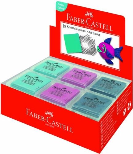 FABER-CASTELL GYURMA RADÍR VEGYES SZÍNEKBEN (TÜRKIZ,RÓZSA,KÉK) 127124