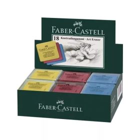 FABER-CASTELL GYURMA RADÍR VEGYES SZÍNEKBEN (SÁRGA,PIROS,KÉK)