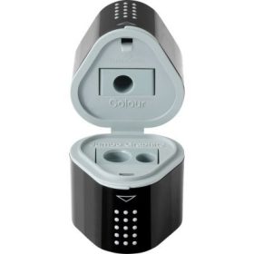 HEGYEZŐ FABER-CASTELL GRIP TRIO TARTÁYOS 3 LYUKÚ FEKETE 28 38 99