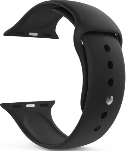 DEVIA APPLE WATCH SZILIKON SZÍJ 42/44MM FEKETE