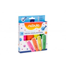 SZÖVEGKIEMELŐ NEBULÓ 4DB-OS NEON SZÍNEK