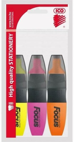 SZÖVEGKIEMELŐ FOCUS 3 DARABOS