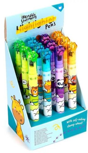 SZÖVEGKIEMELŐ + GURULÓS NYOMDA 2IN1 ÉDES ÁLLATOK STA391