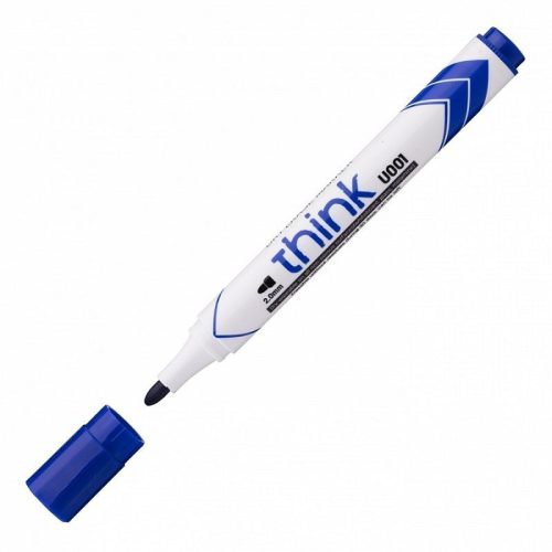 TÁBLAMARKER DELI 0130 KEREK  2MM KÉK