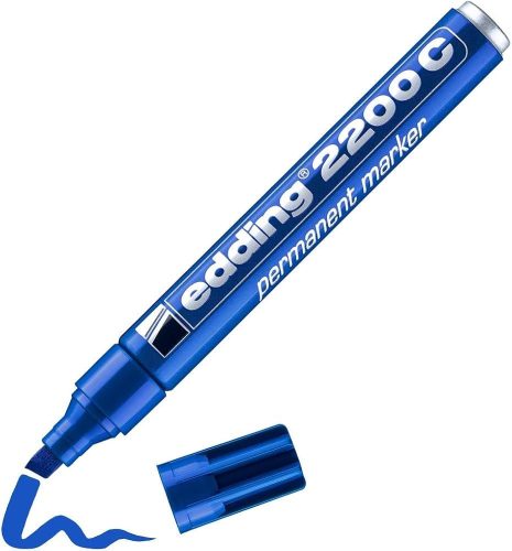 EDDING 2200 UTÁNTÖLTHETŐ VÁGOTT PERMANENT KÉK