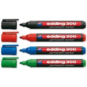 EDDING 300 FEKETE 1,5-3 MM KEREK PERMANENT