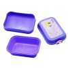 UZSONNÁSDOBOZ KEYROAD SMILEY 2 SZINTES KR973138