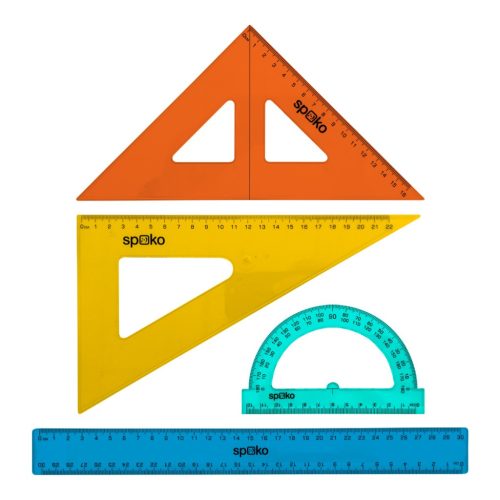 VONALZÓ KÉSZLET SPOKO NAGY SZÍNES 4 DARABOS