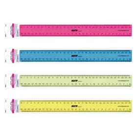 VONALZÓ MFP 30CM SZÍNES