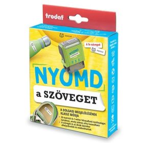   Bélyegző Trodat Stamp'n Stick kirakós szett textilfestékkel és címkékkel