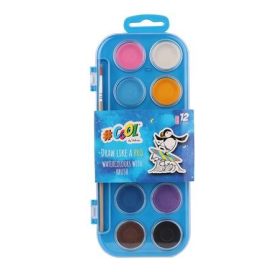 VÍZFESTÉK COOL BY VICTORIA 12 szín, 28 mm,