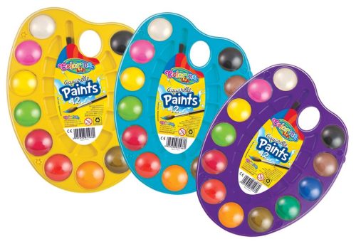 COLORINO KIDS VÍZFESTÉK 12 DARABOS PALETTÁN