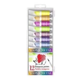 TEMPERA SÜNI 12-ES 8 METÁL+ 4 NEON 12ML