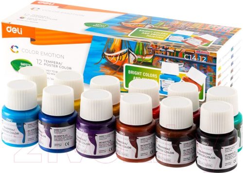 TEMPERA DELI C14-12 TÉGELYES 12-ES 25ML+ FÉM TOLLTARTÓ