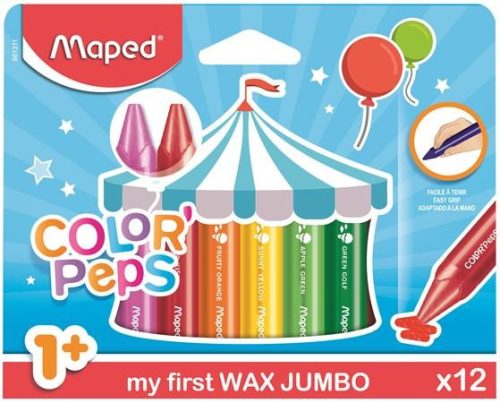 ZSÍRKRÉTA  MAPED COLOR PEPS WAX JUMBO 861311