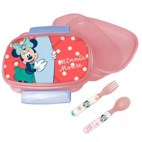 UZSONNÁSDOBOZ + EVŐESZKÖZ SZETT DINEY MINNIE SUMMER