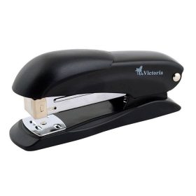   Fűzőgép, 24/6, 25 lap, VICTORIA OFFICE, "Half-Strip", fekete IKVT02
