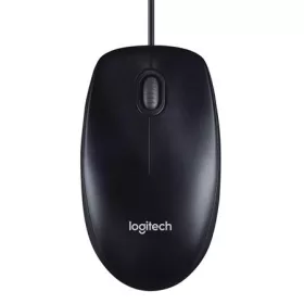 EGÉR VEZETÉKES LOGITECH M100 FEKETE